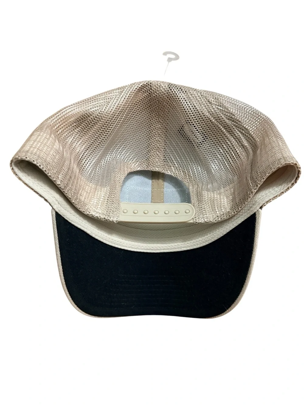Costa Del Mar Topwater Trucker Hat Tan Mesh Snapback Adjustable Fishing Cap NWOT